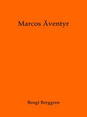 cover image of Marcos Äventyr